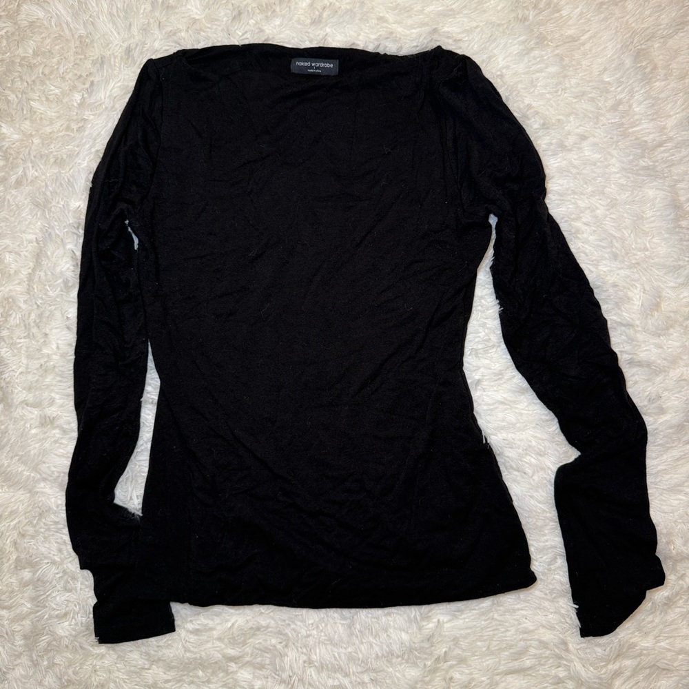 Naked Wardrobe Women’s long sleeve shirt